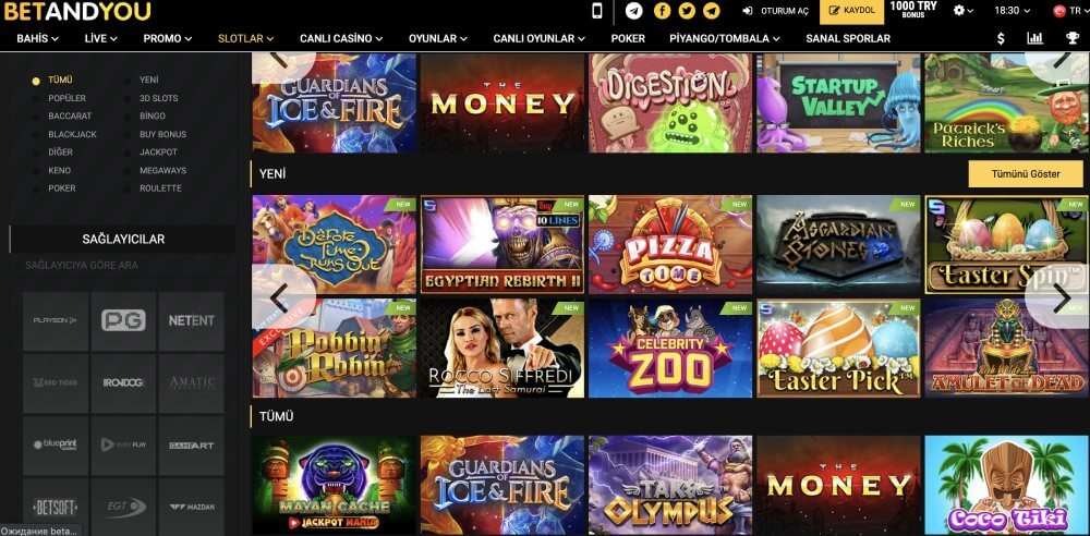 Betandyou Casino mobil