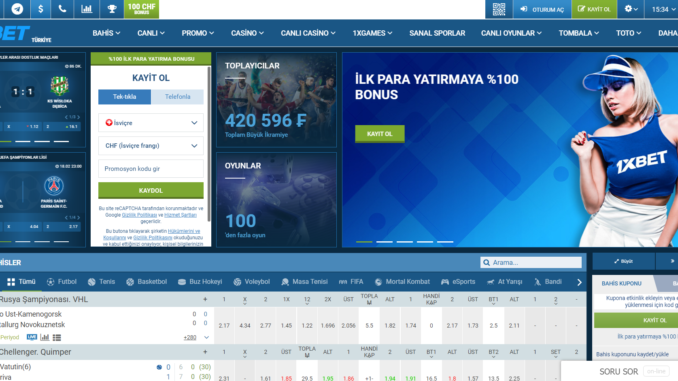 1xBet Umman live